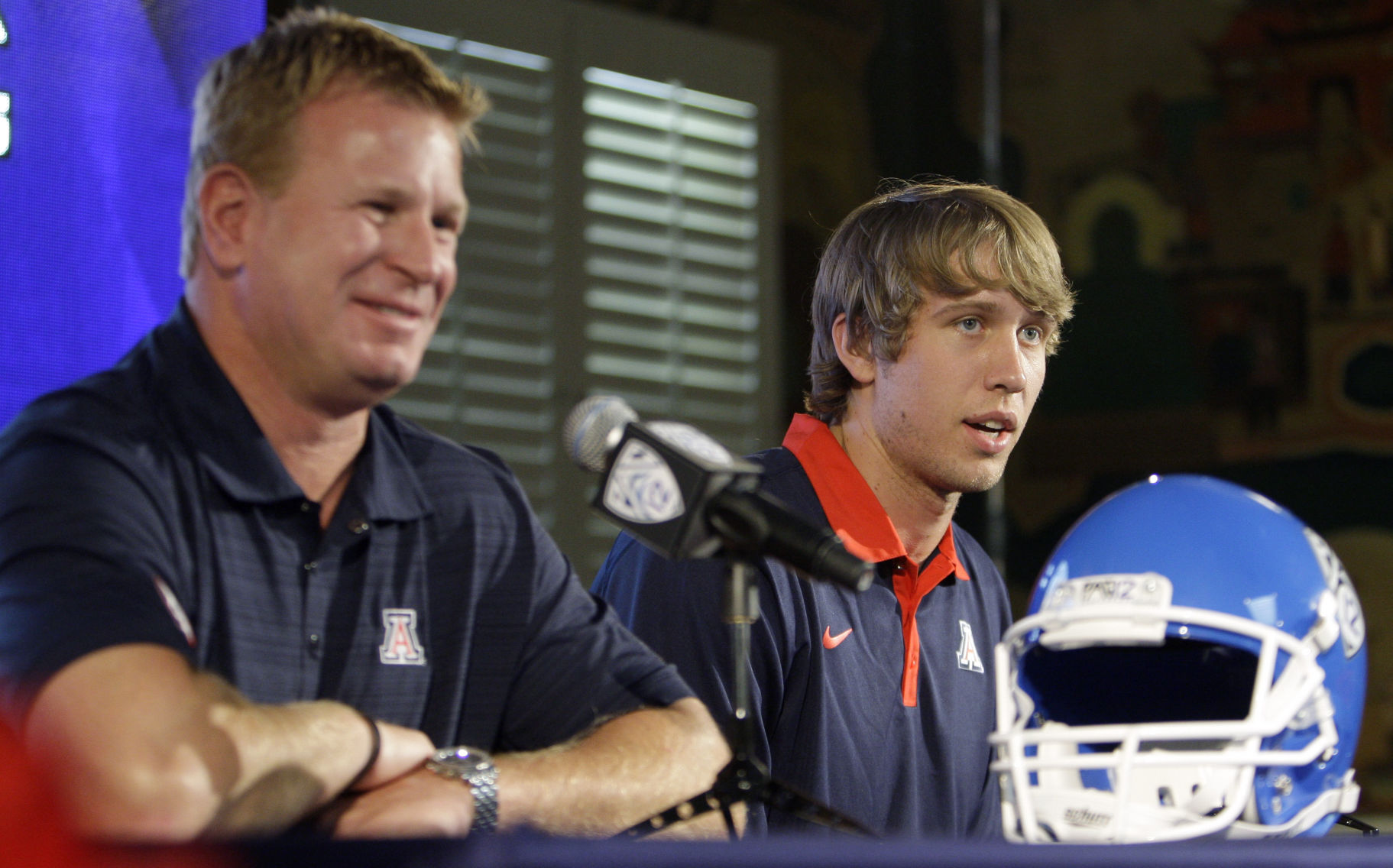 University of Arizona quarterback Nick Foles